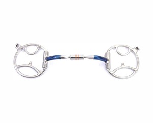 Best Quality Double <b>Jointed</b> Comfortable Customizable Stainless Steel Horse Snaffle Bit Hardware Chewing Mouth <b>Roller</b> for - Product Image 2