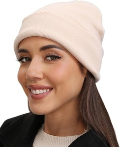 60 Colors Knitted Beanies Manufacturer <b>Skull</b> <b>Cap</b> Custom Logo Embroidery Winter Cuffed Thick Knit Hats Beanie for <b>Men</b> Women - Product Image 2