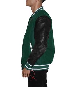 Veste de baseball en laine style streetwear pour homme, qualité supérieure, avec broderie de logo personnalisé, veste varsity pour homme - Product Image 4