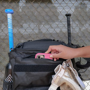 Sac à dos de baseball à roulettes Bagnex avec logo personnalisé, imperméable, en polyester 600D, protection pour clubs de golf, sac de transport pour matériel et chaussures - Product Image 4