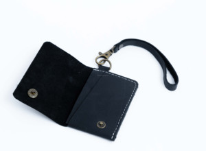 Classic <b>Design</b> RABADA Genuine Leather <b>Card</b> Holder with Snap Closure 4x3 Inches Men's High Quality <b>Business</b> Pocket Wallet Logo - Product Image 2