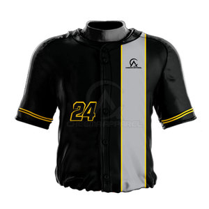 Tenue de baseball 100 % polyester pour équipe, avec maillot et pantalon confortables, disponible à un prix durable. - Product Image 4