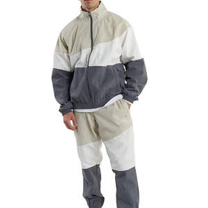 Ensemble de survêtement coupe-vent pour homme en polyester et nylon léger, imperméable, personnalisable avec logo, idéal pour l'extérieur - Product Image 2