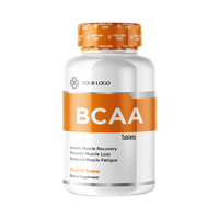 Comprimés de BCAA naturels pour adultes unisexes, croissance musculaire et réduction des dommages liés à l'exercice - Complément alimentaire Nutricore Healthcare