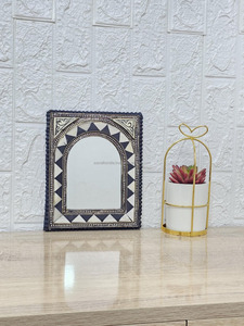 Indian Export Quality Handmade Bone Inlay Photos Frame for Bedroom and Living Room Wall Decoration <b>Mirror</b> Frame - Product Image 4