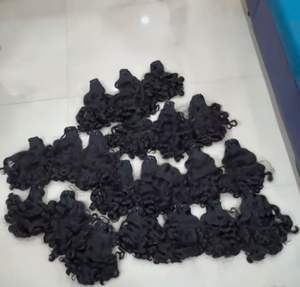 ผมต่อแบบลอนธรรมชาติบริสุทธิ์บริสุทธิ์แบบไม่ผ่านกระบวนการมัดสองชั้นเงางามเด้งเรียบขายส่งตรงจากโรงงาน - Product Image 3