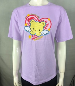 <b>Cute</b> Yellow <b>Bear</b> Solid Women's T-Shirt for Crew Neck Short Sleeve Regular Fit All Seasons 100% Cotton Anti-Pilling Breathable - Product Image 1