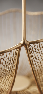 Cesta de Almacenamiento de Frutas de Dos Niveles, de Alambre Metálico Dorado, con Borde Festoneado en Forma de Pétalo, con Gancho para Colgar Plátanos, Organizador de Encimera - Product Image 3