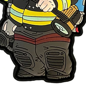 Fabricant OEM de patchs en caoutchouc PVC pour commandes en gros, en matériau PVC de haute qualité, avec logo personnalisé, gaufrage 3D et souplesse. - Product Image 4