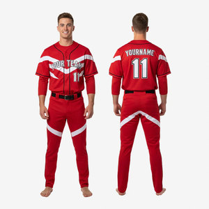 Hot Sale Sublimation Baseball Uniforms <b>Top</b> Quality Wholesale Baseball Wear New Design Baseball Uniform For Teamwear - Product Image 4
