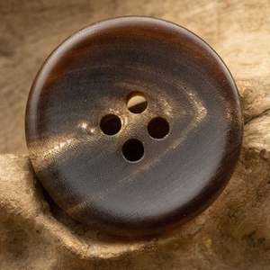 Boutons en corne sculptés de qualité supérieure, imitation antique, faits à la main, toucher réel, pour manteaux en laine pour femmes et costumes pour hommes - Product Image 6