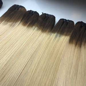 Paquete de Cabello Humano Super Double Draw Ombre Marrón Rubio con Cierre, Cabello Virgen Vietnamita Crudo de Primera Calidad, Envío Rápido, Calidad de Lujo - Product Image 5