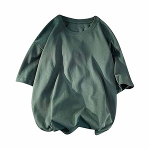 เสื้อยืดโอเวอร์ไซส์ทรงหลวม แขนสั้น คอกลม สำหรับผู้ชาย สไตล์ลำลอง - Product Image 4