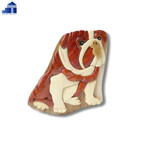 Handmade Wooden <b>Puzzle</b> <b>Box</b> Dog Face <b>Puzzle</b> <b>Box</b> Animal Shape Home Decor Craft - Product Image 4