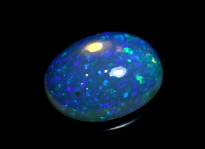 Opale d'Éthiopie naturelle, cabochon, pierre précieuse non montée |   Effet de jeu de couleurs arc-en-ciel vibrant |   Pierre de fabrication de bijoux classique de qualité supérieure - Product Image 2