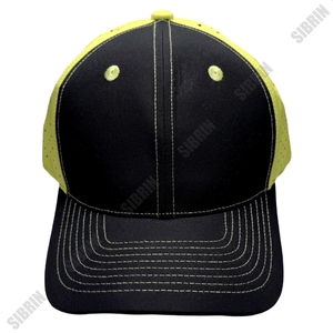 Casquette de sport SIBRIN personnalisée avec logo couleur, perforations laser, visière incurvée, séchage rapide, pour course, athlétisme, tennis, golf, ajustable - Product Image 6