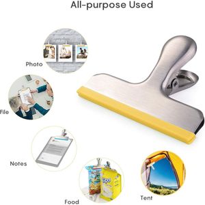 Confezione da 12 Clip per Sacchetti in Acciaio Inox con Copertura in Silicone, Codificate per Colore, Sigillatura Ermetica per Sacchetti Alimentari, Niente Più Bordi Affilati - Product Image 4