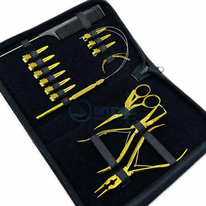 Kit d'extension de cheveux de qualité supérieure, 4 pièces, comprenant une pince de 7 pouces, un outil à boucle, une aiguille à tirer, un crochet pour micro-perles - Product Image 6