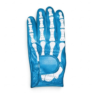 Guante de Golf SAAR INDUSTRIES Azul de Cuero Genuino Cabretta para Mano Izquierda, Antideslizante, Unisex, con Cierre de Velcro, para Deportes y Entrenamiento al Aire Libre - Product Image 1