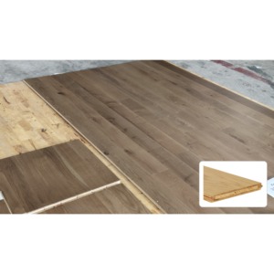 Plancher en bois franc de chêne blanc d'ingénierie 18 mm, certifié CARB P2, pour usage intérieur - Product Image 1