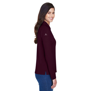 Polo pour femme en coton respirant, motif uni, manches courtes, tricoté, décontracté, boutonné, pour l'été 2026 - Product Image 2