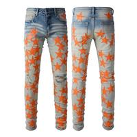 Jeans en denim coupe droite pour homme, mode streetwear, extensible, respirant, séchage rapide, léger
