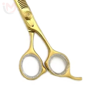 Tijeras de Peluquería Profesionales de 6 Pulgadas, Acero Inoxidable, Hojas Afiladas, para Diestros, Mango Mediano, para Salón, Barbería y Uso Doméstico - Product Image 3