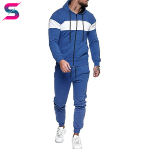 Customized Made New Trendy High Demand Product Street Wear Contrast Color Newest Lightweight Polyester Cotton Tracksuits - Product Image 4