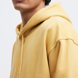 Custom Men's Oversized Half Zip Hoodie <b>Sweatshirt</b> 100% Cotton <b>Velour</b> Embroidered Branded Label Color Blocking Stonewashed for - Product Image 3
