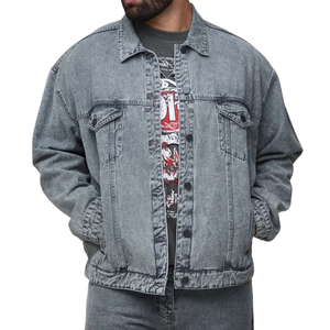 Chaqueta Vaquera para Hombre Talla Grande, Tela al por Mayor, Personalizable, Muestra Gratuita, Mejor Calidad - Product Image 1