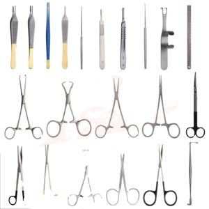 Juego de cirugía de estiramiento facial (ritidectomía) de 61 piezas, instrumentos cosméticos de acero inoxidable, Zarnab quirúrgico | Certificado CE/ISO 13485 | OEM - Product Image 1