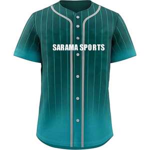 Nouveau style de maillot de baseball et de softball - Fabriqué au Pakistan - Vente flash - Séchage rapide - Vêtements pour hommes - Qualité antibactérienne - Product Image 1