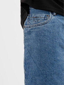High Quality Latest Design <b>Men</b> Mid Rise Zipper Fly Loose Fit 100%Cotton Denim Pants Baggy Jorts <b>Jeans</b> Shorts Made Numica Sports - Product Image 3