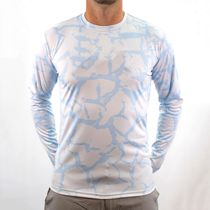 เสื้อตกปลาจากโรงงานโดยตรง เสื้อกีฬากลางแจ้งสำหรับตกปลา น้ำหนักเบา แห้งเร็ว ทนทาน ผลิตจากโพลีเอสเตอร์ แขนยาว - Product Image 1