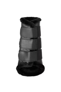 Horse Neoprene <b>Brushing</b> <b>Boots</b> Leg Protection Splint <b>Boots</b> with Fur Horse Wear Equestrian Riding Equine Veterinary Equipment - Product Image 5