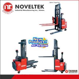 Transpaleta Eléctrica NOVELTEK APS-10 de 1 Tonelada, Apilador Hidráulico de Paletas, Horquilla Ajustable de Acero Inoxidable, Funcionamiento Silencioso - Product Image 6