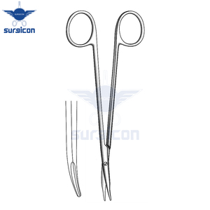Tijeras Quirúrgicas Reynolds de 14 cm (5½ Pulgadas), Curvas, de Acero Inoxidable Reutilizables, para Cirugía General, Plástico y Tejidos Delicados - Product Image 3