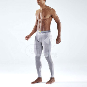Pantalons de compression professionnels pour hommes, légers et respirants, parfaits pour la musculation, l'haltérophilie et le fitness. - Product Image 3