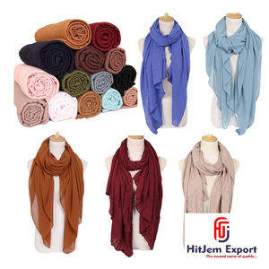Luxury Neckwear Woven Fabric Mill Cotton Polyester Viscose Blend for Designer <b>Scarf</b> Collections Private Label Bulk - Product Image 6