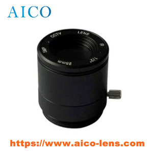 25mm 1/2 "이미지 형식 F2.4 5mp FL 25mm 5 메가 픽셀 C 마운트 고정 Csmount Cctv 카메라 Ir 렌즈 - Product Image 4