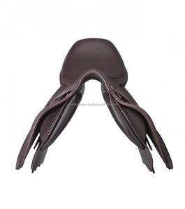 Selle de dressage en cuir de qualité supérieure Plusieurs couleurs et tailles disponibles-Taille du siège 14 "-18" - Product Image 3