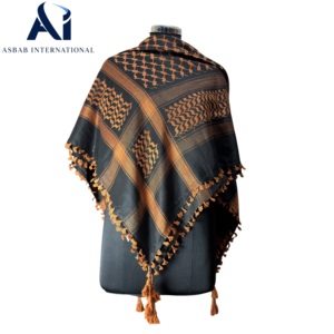 Premium-Qualität Großhandel Arafat Keffiyeh Shemagh Schal Arabischer Kopfschmuck Ghutra Yashmagh Golf Naher Osten Großlieferant - Product Image 2