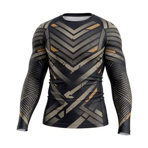 เสื้อรัดรูปแขนยาวซับเหงื่อ ยืดได้สี่ทิศทาง สำหรับแบรนด์ฟิตเนสและผู้ค้าปลีกชุดกีฬา ขายส่ง - Product Image 5