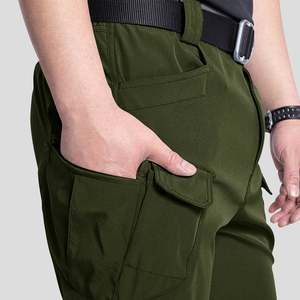 Pantalon de sport actif pour homme en polyester/coton respirant, poids moyen, pliable, pour l'été, haute performance, avec poches - Product Image 3