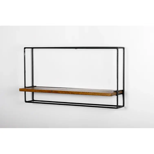 Estantes Flotantes de Pared con Marco Metálico, Diseño Moderno, Alta Calidad a Precio Bajo al por Mayor para Decoración de Sala de Estar - Product Image 4