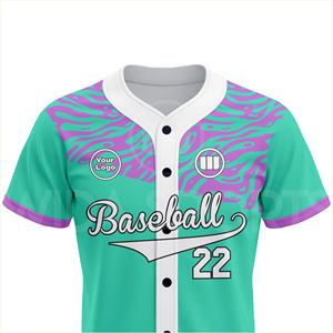 Custom <b>Baseball</b> Jersey Set Athletic Fit Breathable Quick Dry Sublimated Team Uniform OEM Wholesale Supplier - Product Image 4