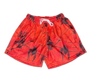 Pantalones cortos de malla de baloncesto por sublimación para hombre de talla grande y secado rápido con cintura elástica estampada de verano - Product Image 1
