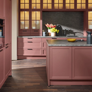 Juego de Gabinetes de Cocina Modulares RTA de Melamina Estilo Europeo de Alta Gama Personalizados por JY Project, con Bisagras y 5 Años de Garantía, Modernos - Product Image 4