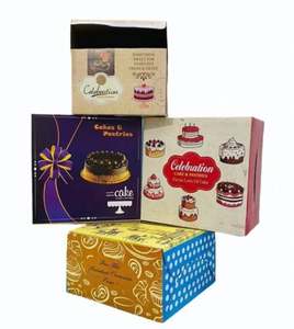 Elegante Caja de Embalaje para Pasteles con Ventana, Caja Ecológica de Papel Kraft para Pasteles y Repostería, Caja Premium para Pasteles con Ventana - Product Image 1