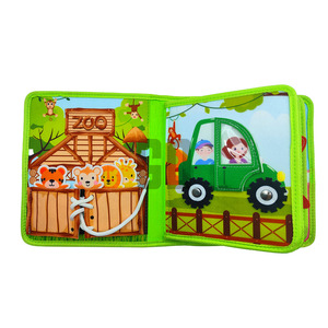 Mon premier livre sensoriel interactif en feutre sur le thème du zoo - Product Image 2